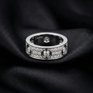 Cartier’s, LOVE Ring Pave Stone