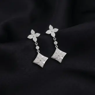 L.V Color Blossom Earrings
