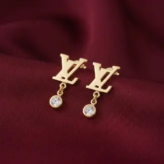 L.V Idylle Blossom Earrings, Gold Filled