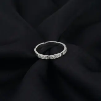 Cartier's, Maillon Panthère Wedding Band, Half-paved