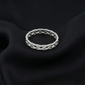 Celtic Knot Eternity Band Ring