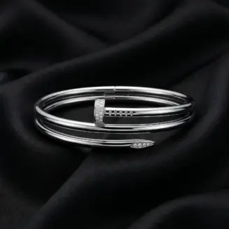 Cartier Juste un Clou bracelet, double, stones