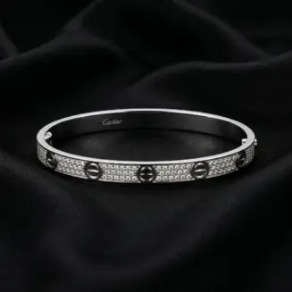 Cartier LOVE bracelet, medium model, paved