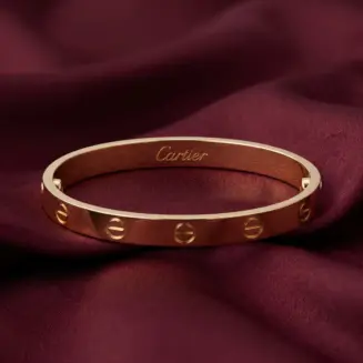 Cartier LOVE bracelet, classic model Gold Filled