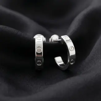 Cartier LOVE hoop earrings, small model