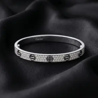 Cartier LOVE bracelet, classic model, paved
