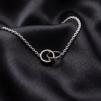 Cartier LOVE bracelet, on chain