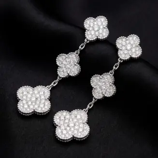 Van Cleef & Arpels, Magic Alhambra earrings, 3 motifs