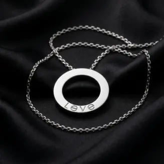 Cartier, LOVE paved Necklace