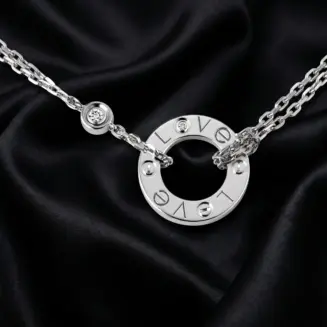 Cartier, LOVE, 2 stones Necklace